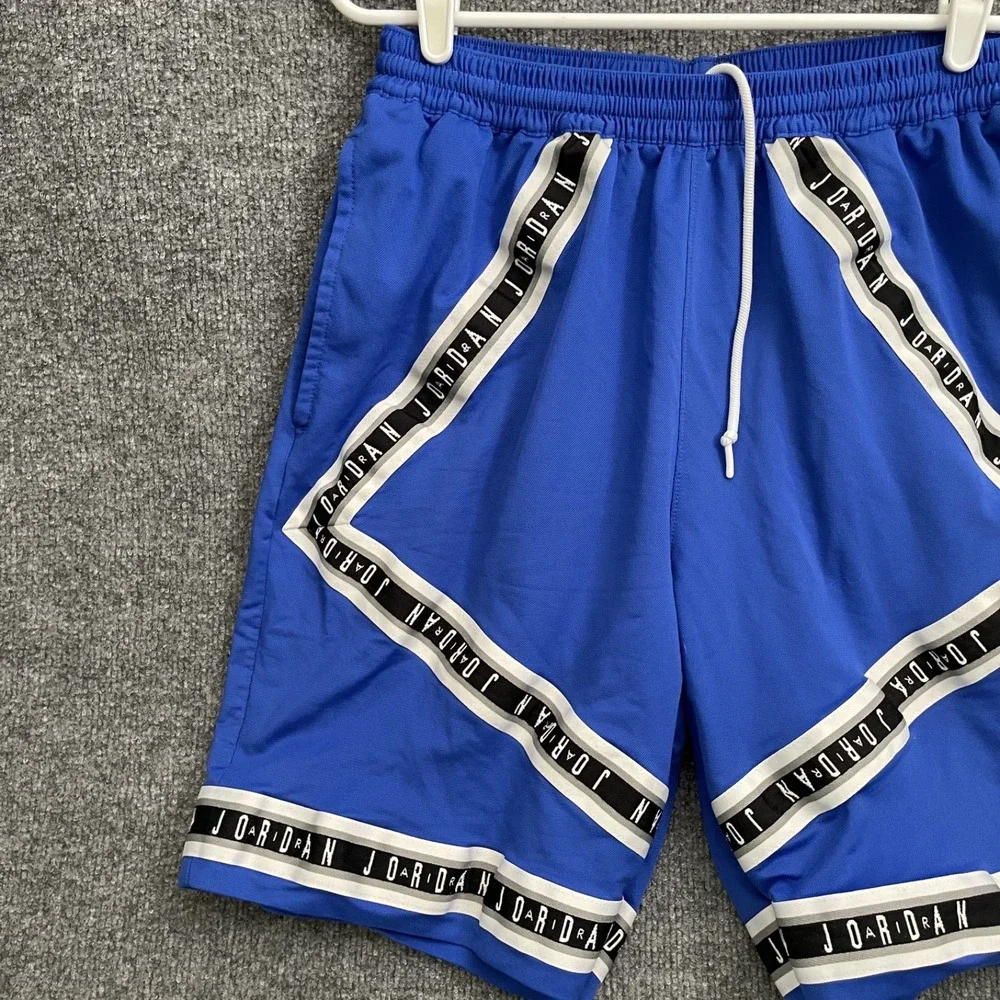 Air Jordan HBR Basketball Taping Shorts Mens Sz L AJ1108 405 Blue